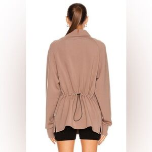 Varley Arcola Pullover Tunic Cinch Back Brown M